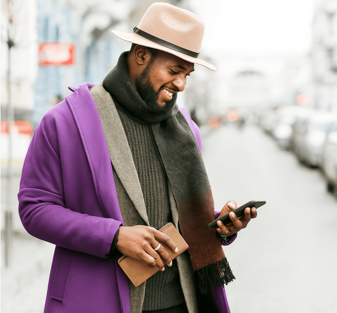 Female hand holding iPhone 14 Pro mockup